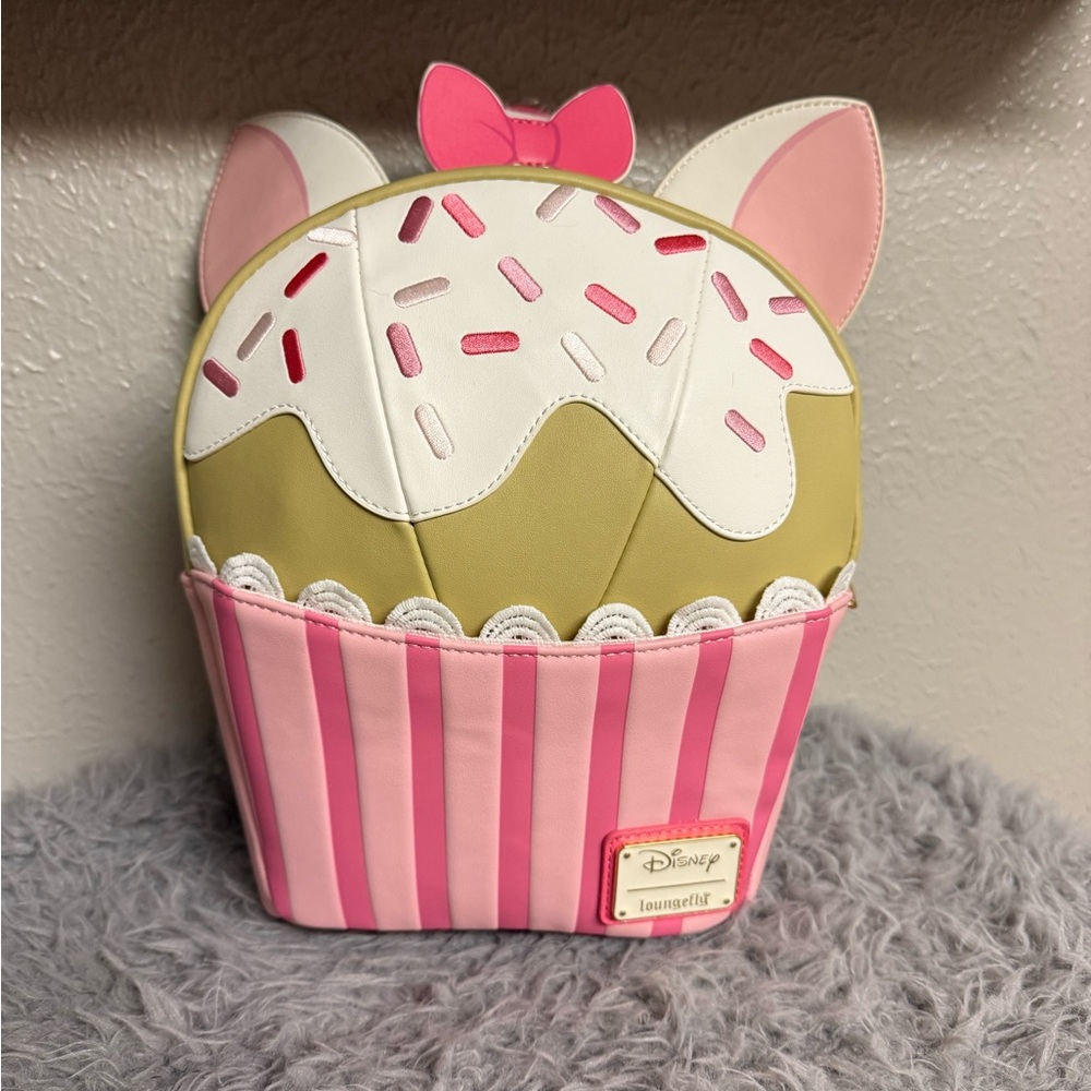Disney Marie Cupcake Loungefly Backpack - Picture 5 of 6
